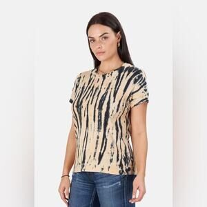 Re/Done x Hanes 70s Loose Tee Tiger Dye Short Sleeve T-Shirt Tie Dye Size M